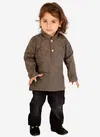 Gray Colour KID1 Trendy Short Kurta Boys Festive Wear Kids Latest Collection K22EB220GY